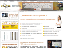 Tablet Screenshot of inanco.com